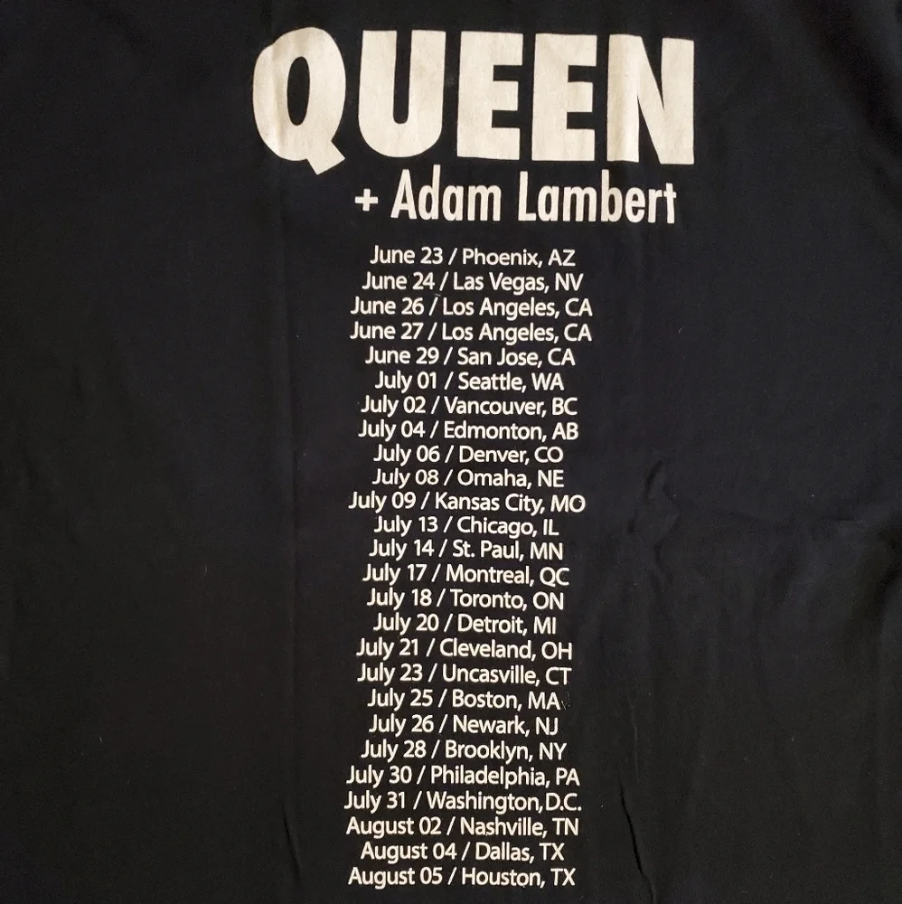 Queen Men's Short-sleeved T-shirt NWOT - Picture 4 of 6